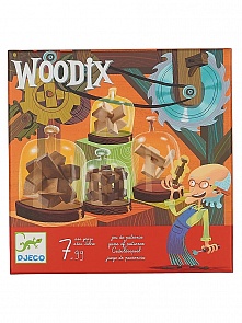 Набор детских сборных деревянных головоломок, 6 фигур (Djeco, 08464k)